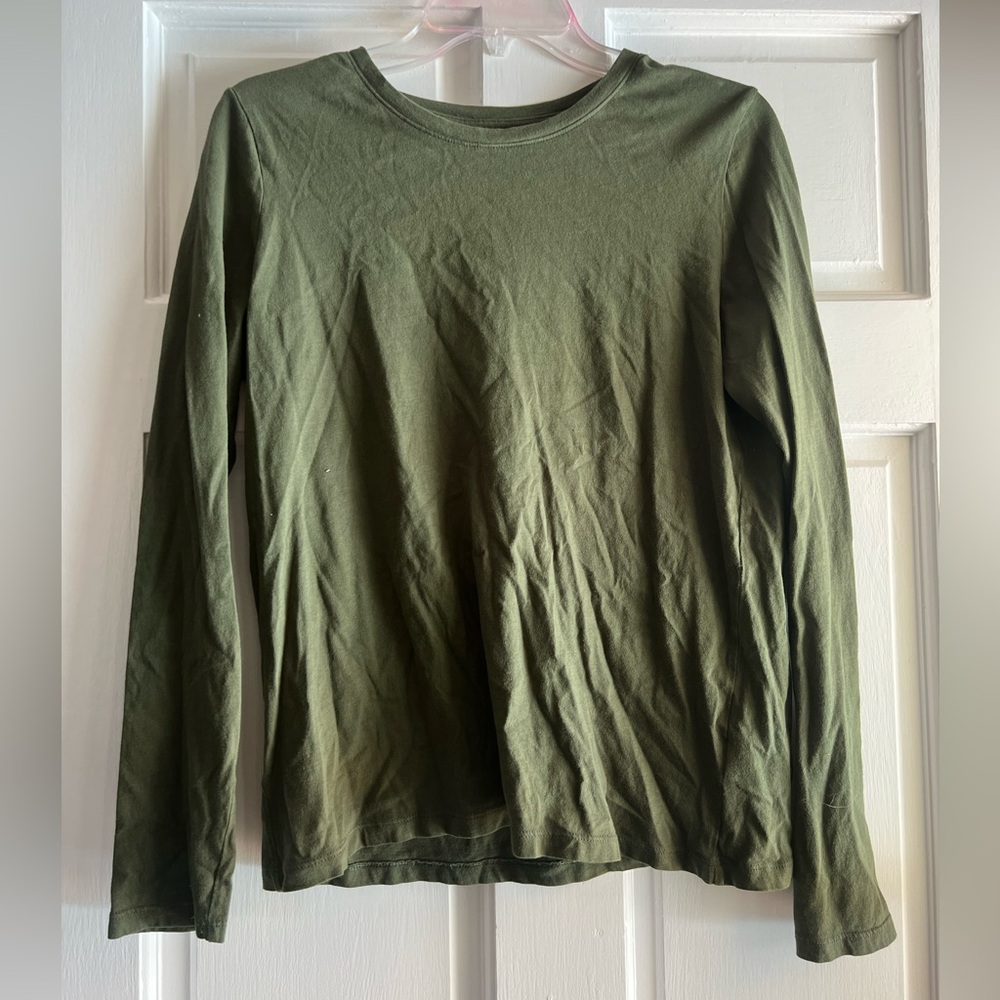 Green, long sleeve tee-shirt, medium